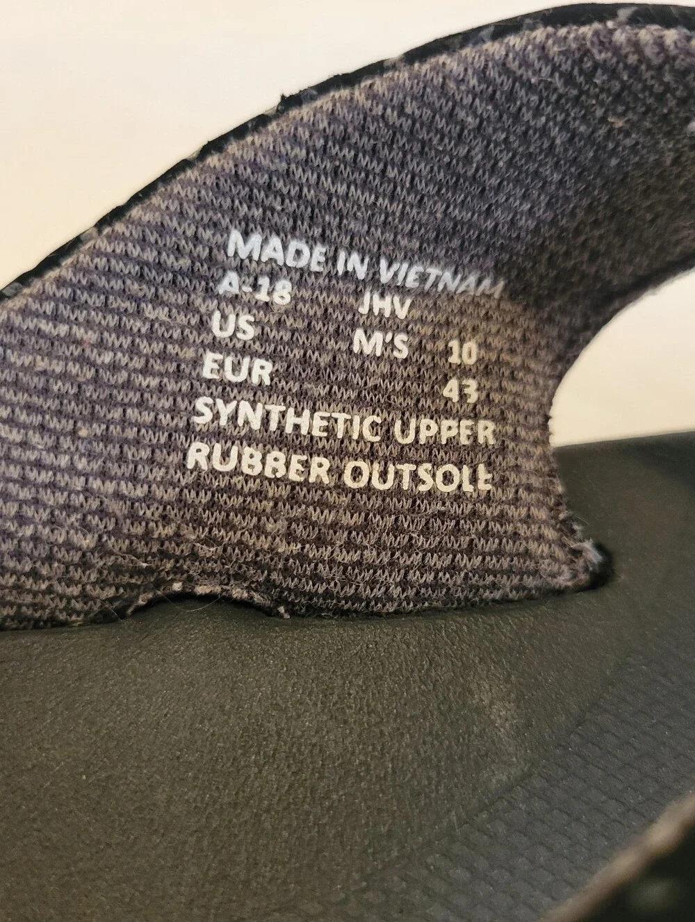 Reef Men's Black Flip Flops Size 10